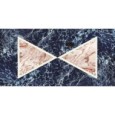 ARALDICA TRIANGOLI BLU GLOSSY 6MM 120x240 cm  SQ  - CEDIT 763514