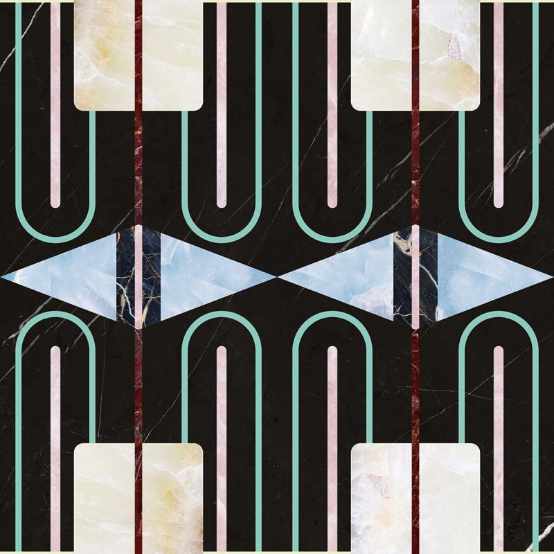 CHIMERA DECORO EMPATIA NERO MATT 6MM 60x120 cm  - CEDIT 769483