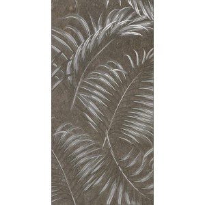 ABSOLUTE FERNS BLACK CM 120X120 cm - CERCOM CERAMICHE  1077477