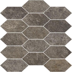 ABSOLUTE MOSAIK LOSANGA ABSOLUTE BLACK 30X30 cm - CERCOM CERAMICHE  1076679