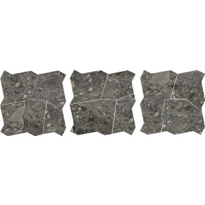 CEPPO DI GRES PALLADIANA MIX S/3 NERO 58X58 cm - CERCOM CERAMICHE  1077708