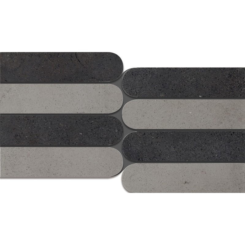 INFINITY MOSAICO PIANO MIX ANTRA/CONCRETE 20X40 cm - CERCOM CERAMICHE  1073987