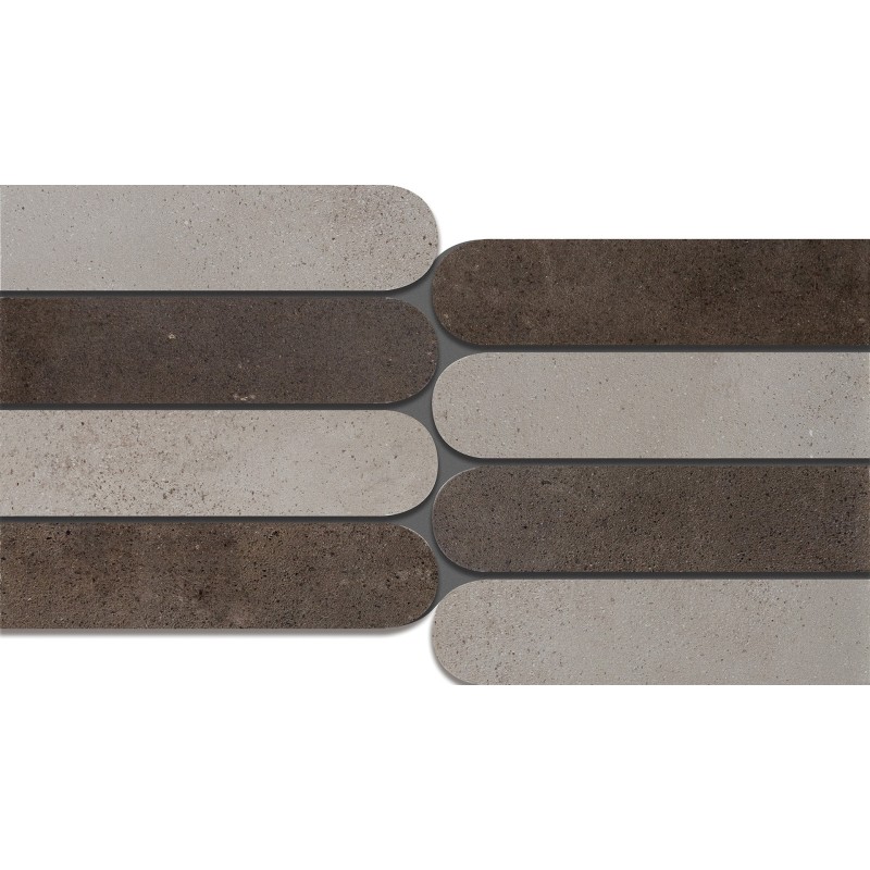 INFINITY MOSAIK PIANO MIX MOKA /SAND 20X40 cm - CERCOM CERAMICHE  1073992