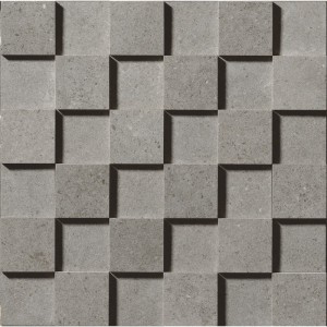SQUARE MOSAICO CUBE 3D GREY IN 30X30 cm - CERCOM CERAMICHE  10650941