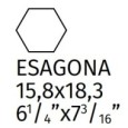 BOSTON BRICK ESAGONA BACK BAY 15,8X18,3cm 10mm - CIR 1085370