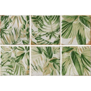 COTTO DEL CAMPIANO INSERTO S/6 BOBOLI 20X20cm 10mm - CIR 1081494