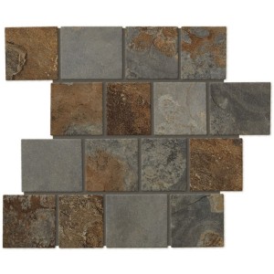 DI PIETRA MOSAICO PAVE' BALI RED 30x30cm - CIR 1080129