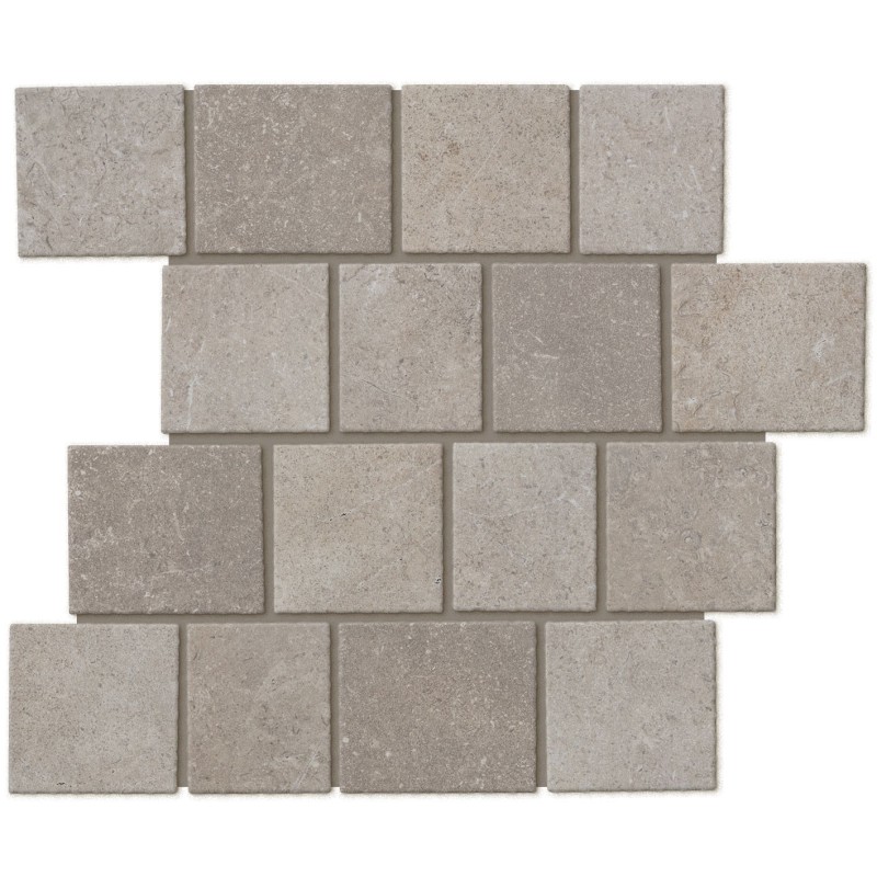 DI PIETRA MOSAIC PAVE' RUNI AVORIO 30x30cm - CIR 1080130