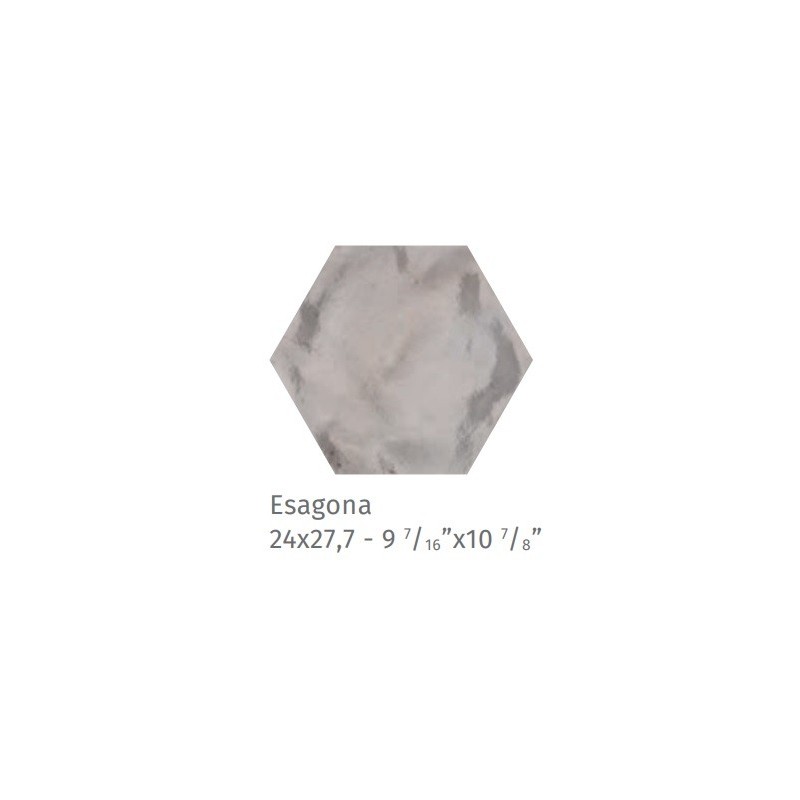 FUORITONO ESAGONA FUORIBEIGE 24X27,7cm 10mm R9 - CIR 10727011