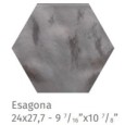 FUORITONO ESAGONA FUORIGRIGIO 24X27,7cm 10mm R9 - CIR 10727031