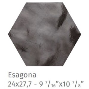 FUORITONO ESAGONA FUORINERO 24X27,7cm 10mm R9 - CIR 10727051