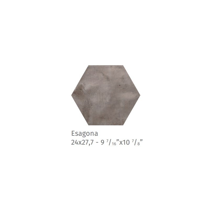 FUORITONO ESAGONA BEIGE MATT 24X27,7cm 10mm R10 - CIR 10727072