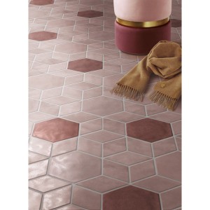 MATERIA PRIMA ESAGONA PINK VELVET 24X27,7cm 10mm R9 - CIR 10697851