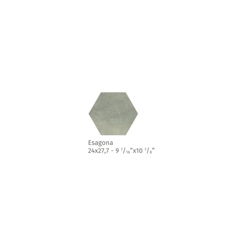 MATERIA PRIMA ESAGONA SOFT MINT 24X27,7cm 10mm R9 - CIR 10697862