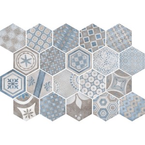 NEW ORLEANS ESAGONA FRENCH QUARTER BOURBON 24X27,7cm 10mm R10 - CIR 10496004