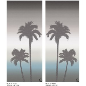 SHOWALL PALME GRIGIO DX (B) 120X280cm 6mm - CIR 1093008