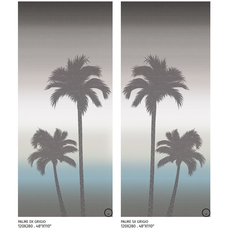 SHOWALL PALME GRIGIO DX (B) 120X280cm 6mm - CIR 1093008