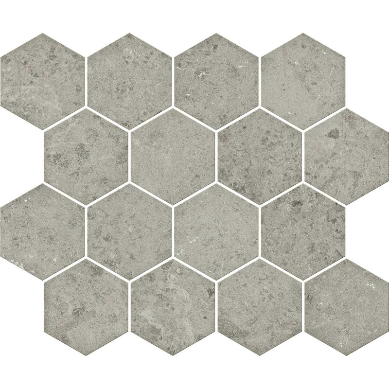 CONCRETA MOSAICO ESAGONA TITANIO 25X30cm - Serenissima 1081888