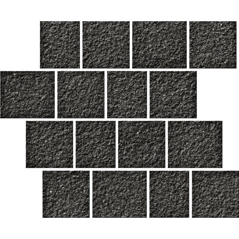 ECLETTICA MOSAIK PAVE' NERO ROCK 30X30cm R11 - Serenissima 1081800