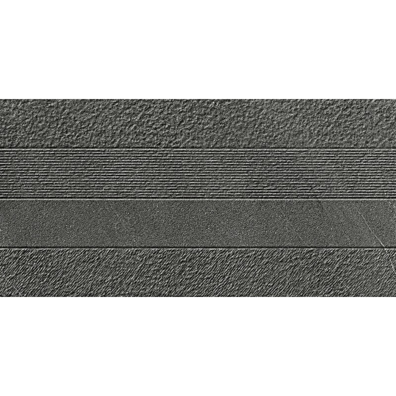 ECLETTICA FRAMMENTI NERO RT 60X120cm 9,5mm R10 - Serenissima 1081731