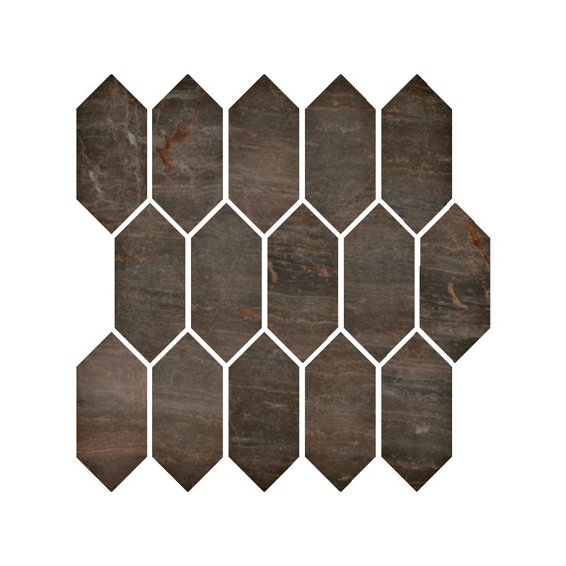 FOSSIL MOSAIK LOSANGA FOSSIL BRUNO SQ 30X30cm 10mm - Serenissima 1066640