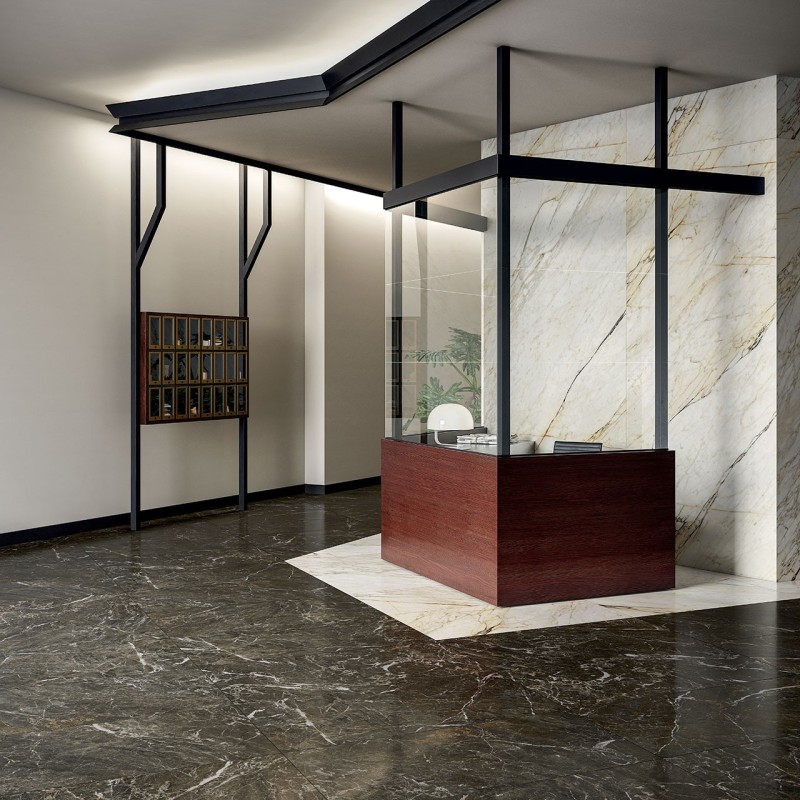 PALAZZO SAINT LAURENT TABACCO SQ 120X120cm 9,5mm R10 - Serenissima 1097108