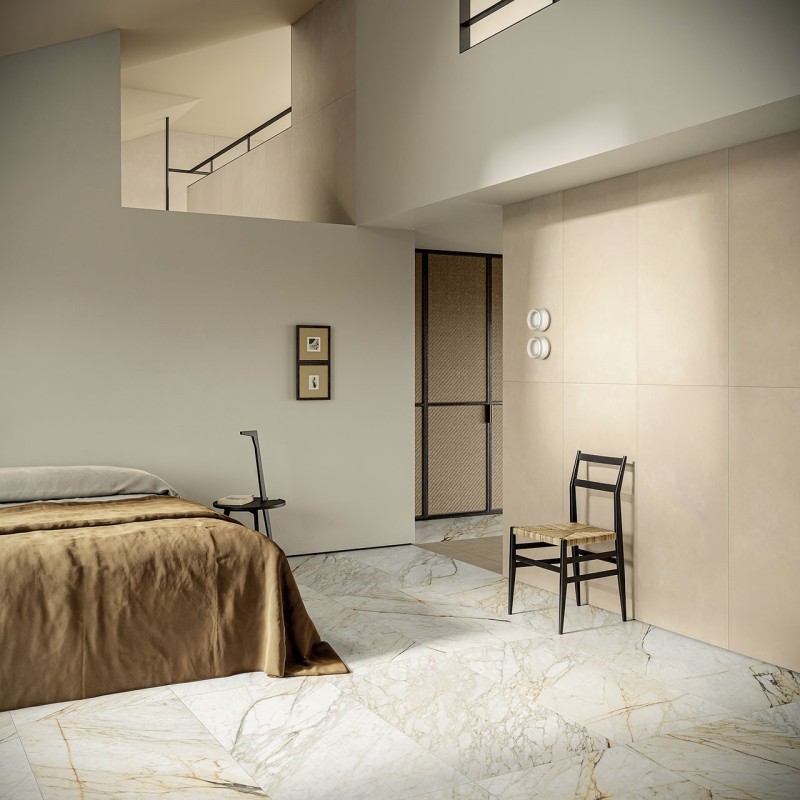 PALAZZO CALACATTA DORATO SQ 60X60cm 9,5mm R10 - Serenissima 1093982