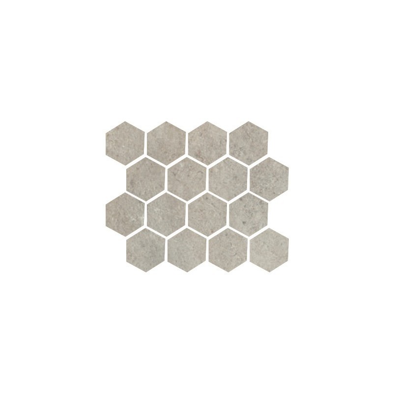 PROMENADE MOSAICO ESAGONA ARGENTO 25X30cm - Serenissima 1070681