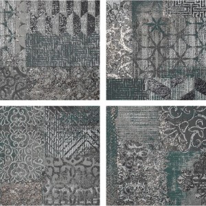 STUDIO 50 INSERTO S/4 ROCOCÒ GREEN 30X30cm - Serenissima 1069341