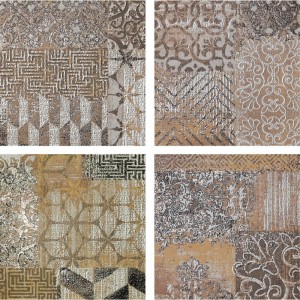 STUDIO 50 INSERTO S/4 ROCOCÒ RED 30X30cm - Serenissima 1069344