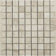 TRAVERTINI DUE MOSAIK 3X3 BIANCO LUX 30X30cm - Serenissima 1074330