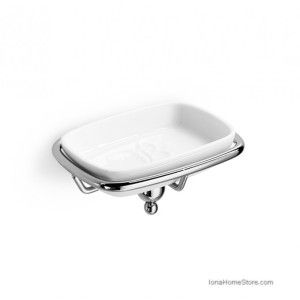 VENESSIA PORTASAPONE CON PIATTINO PORCELLANA LINEABETA LINEABETA - 1