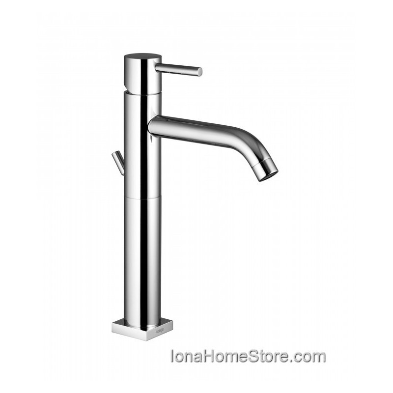 Bongio T SQUARE mitigeur de èvier avec extension 150 mm., bouche à long vidange et déchargement 1.1/4" BONGIO RUBINETTERIE  - 1