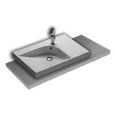 GRANDANGOLO washbasin   G-75 left_a hole   750x500 YXEU HATRIA