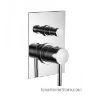 Bongio T SQUARE built-in shower mixer with diverter BONGIO RUBINETTERIE  - 1
