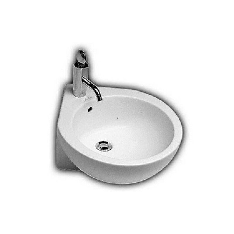 YOU & ME Waschbecken angolare 46 links _Loch 460x460 Y0H6 HATRIA