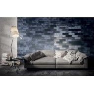 ARMY GLAZE BLUE 10X30 cm CAMP Diesel Living 754914 Iris Ceramica