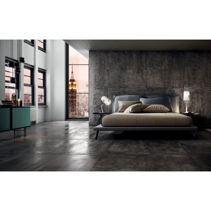 BOSS Metallic GREY SQ. 60X30 cm STAGE Diesel Living 863290 Iris Ceramica