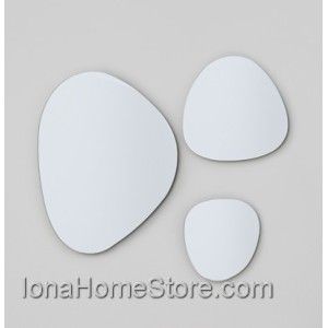 ARTCERAM un ensemble de trois miroirs STONE ONE SHOT ACS004 ARTCERAM - 1