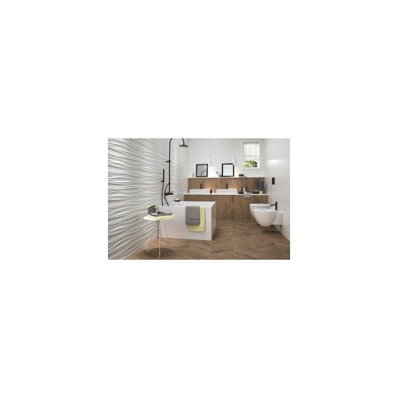 3D Ribbon White Matt 40x80 Atlas Concorde 8SBW CERAMICHE ATLAS CONCORDE - 1