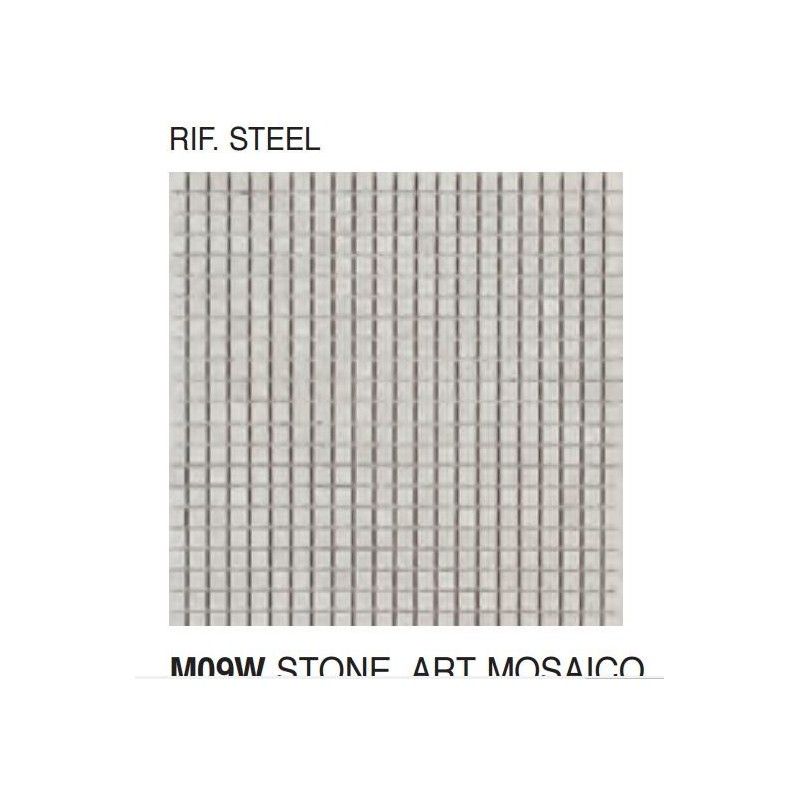 Stone Art MOSAICO STEEL 40X40 cm M09W Marazzi