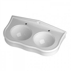 CONSOLE PAOLINA 110 DOUBLE BOWL Disegno Ceramica DISEGNO CERAMICA - 1