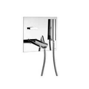 ACQUAVIVA Built-in bath Mixer with spout 220mm, Mixer and shower set 56530/22 BONGIO RUBINETTERIE  - 1