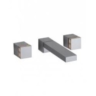 PURE GLAM DECOR Gruppo Lavabo Incasso 3 fori con bocca 220mm 6D538/22 BONGIO RUBINETTERIE  - 1