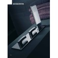 ACQUAVIVA Built-in bath with spout 220mm, set on plate and Mixer 56531/D