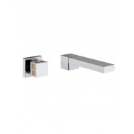 PURE GLAM DECOR Waschbecken Einbau Mixer mit Wandauslauf 220mm, zur Montage auf Open Box 3D538/22 OPEN BOX