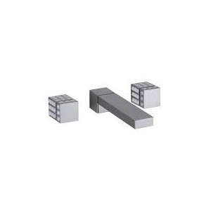 PURE GLAME LUX Groupe évierencastré 3 trous avec Bouche 220mm , conçu pour le montage sur Open Box 6L538/22OPEN BOX