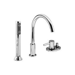 T MIX Groupe Bord de bain avec set de douche Chrome  Bongio 32531-D BONGIO RUBINETTERIE  - 1