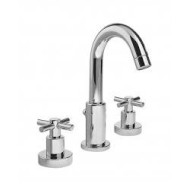 T CROSS Batteria  Lavabo 3 fori completa di scarico 1.1/4" Cromo  Bongio 30501 BONGIO RUBINETTERIE  - 1