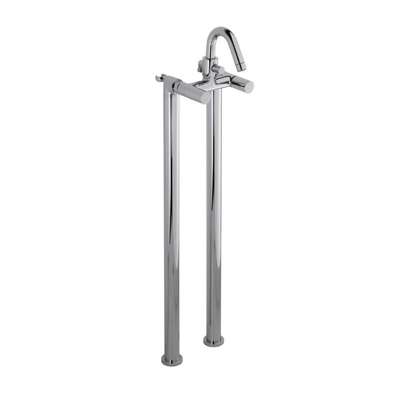 AQUA External bath mixer to the floor with shower set duplex Chrome  Bongio 40528 BONGIO RUBINETTERIE  - 1